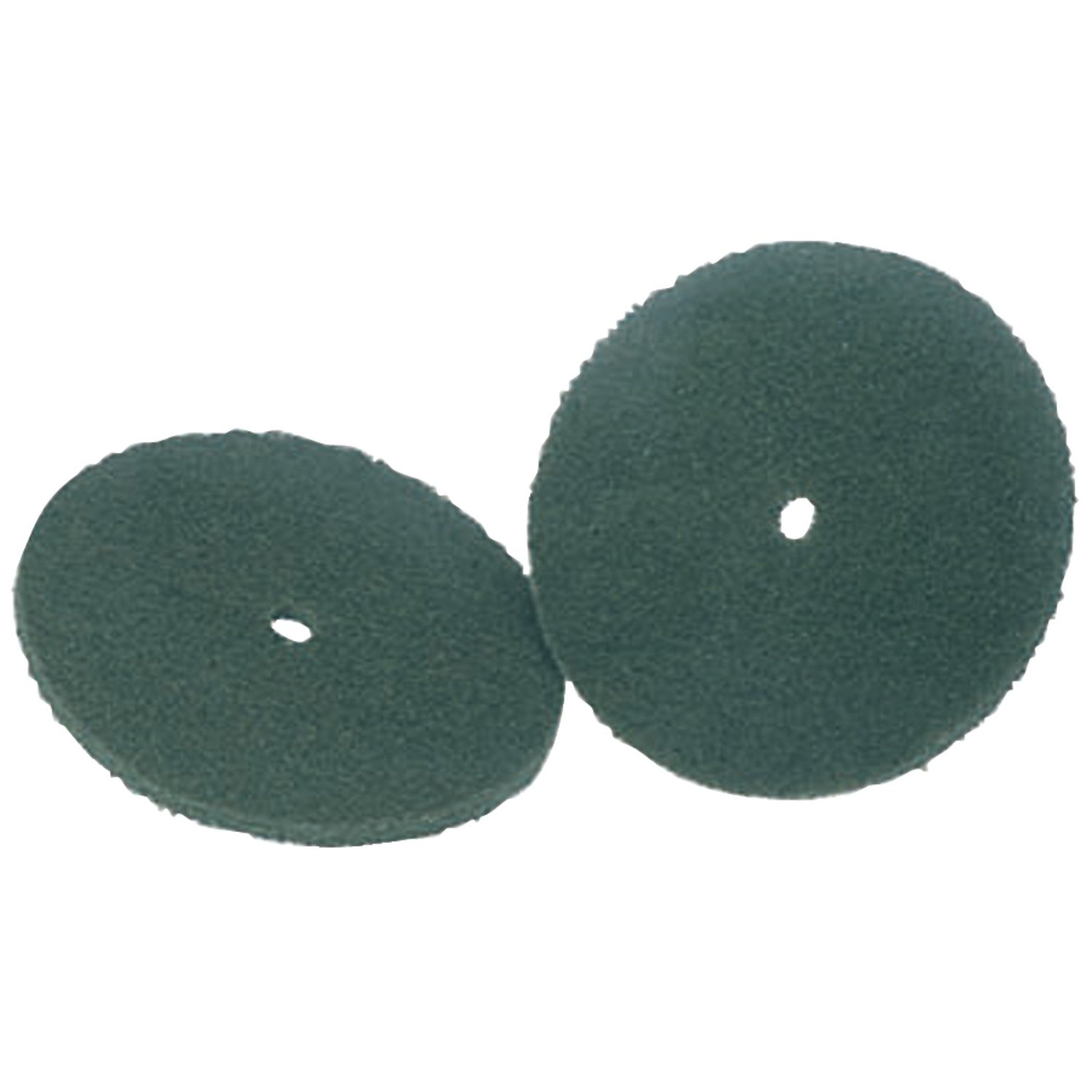 Photo 1 of Koblenz Scrubbing Pads, Made of Nylon, 6" Replacement Green Scrubbing Pads, 2 Pads and 2 Plastic Retainer Clips, Fits Most 6" Buffer Machines, Pack of 1, 45-0104-5