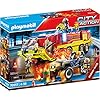 Playmobil 70557 City Action Fire Engine with Truck, Incl. Light and Sound Effects, for Children Ages 4 - 10