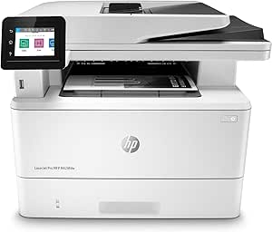 HP LaserJet Pro MFP M428fdw Wireless Monochrome All-in-One Printer with built-in Ethernet &amp; 2-sided printing, works with Alexa (W1A30A)