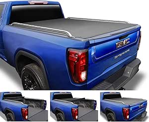 Amazon Com Tyger Auto T2 Low Profile Soft Roll Up Truck Bed Tonneau Cover For 2014 2019 Chevy Silverado Gmc Sierra 1500 2019 Classic Only Fleetside 5 8 Bed Tg Bc2c2060 Automotive