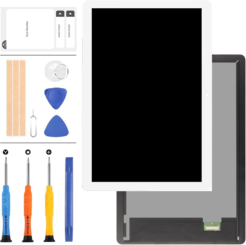 LADYSON White Screen Replacement for Huawei MediaPad T5 10 10.1" LCD Digitizer