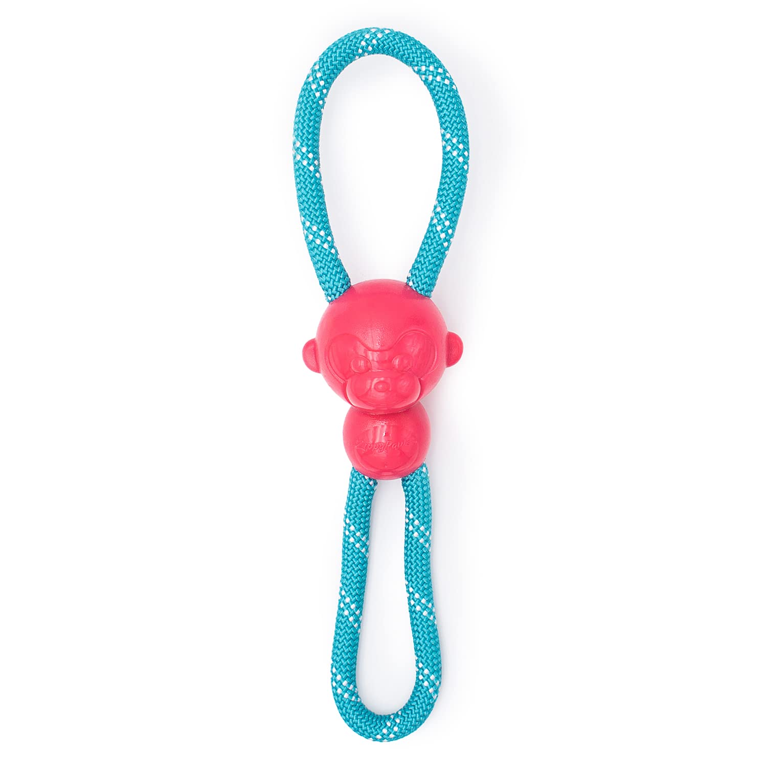 ZippyPaws ZippyTuff Monkey RopeTugz, Durable Rope Tug Dog Toy for Aggressive Chewers, Pink — image 1