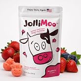 JolliMoo Lactase Enzyme Gummies for Lactose Intolerance, Kids &amp; Adults | 60 Count Chewable Alternative to Lactase Pills - 9,000+ FCC Lactase Enzyme, Vegan, Gluten-Free, Kosher, Made in USA