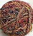 Yarn Place 1 LARGE Hand-Spun Ball Himalaya Recycled Sari Silk Yarn Multi Color Sampler