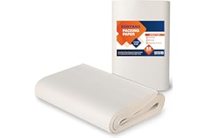 DONYANG Newsprint Packing Paper for Moving Boxes, 26" x 15" Packing Boxes for Moving, Packaging, Shipping Supplies, 52 Sheets Newspaper Wrapping Material for Moving Essentials, Dishes Glassware Filler 1.5 lbs