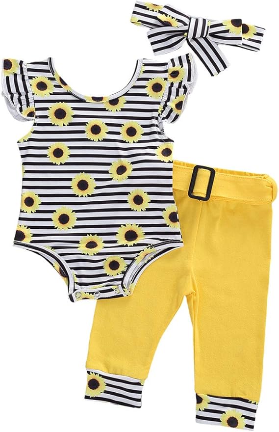 sunflower print headband