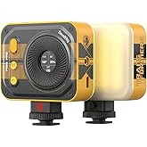SmallRig Vibe P108 Pro Mini Led Video Light, Portable Camera Light for Photography, Cold Shoe Light, CRI95+, 2500-6500K, 12 Effects, Small Fill Light for Content Creator, Bumblebee Edition 5511