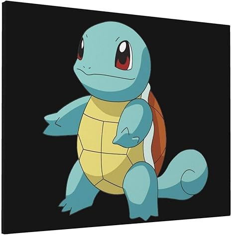 Amazon ゼニガメ 1 家の装飾リビングルームウォールアート写真壁掛け 部屋 装飾 壁絵 インテリア絵画 おしゃれポスター 壁掛け絵画パネルのアートワーク現代のプリントキャンバスプ 壁アート40 50cm ウォールステッカー オンライン通販