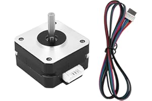 GAROSA 17HS4023 Stepper Motor, 0.7A 12V Nema 17 Stepper Motor 4 Cable Eletrical Supplies for 3D Printer
