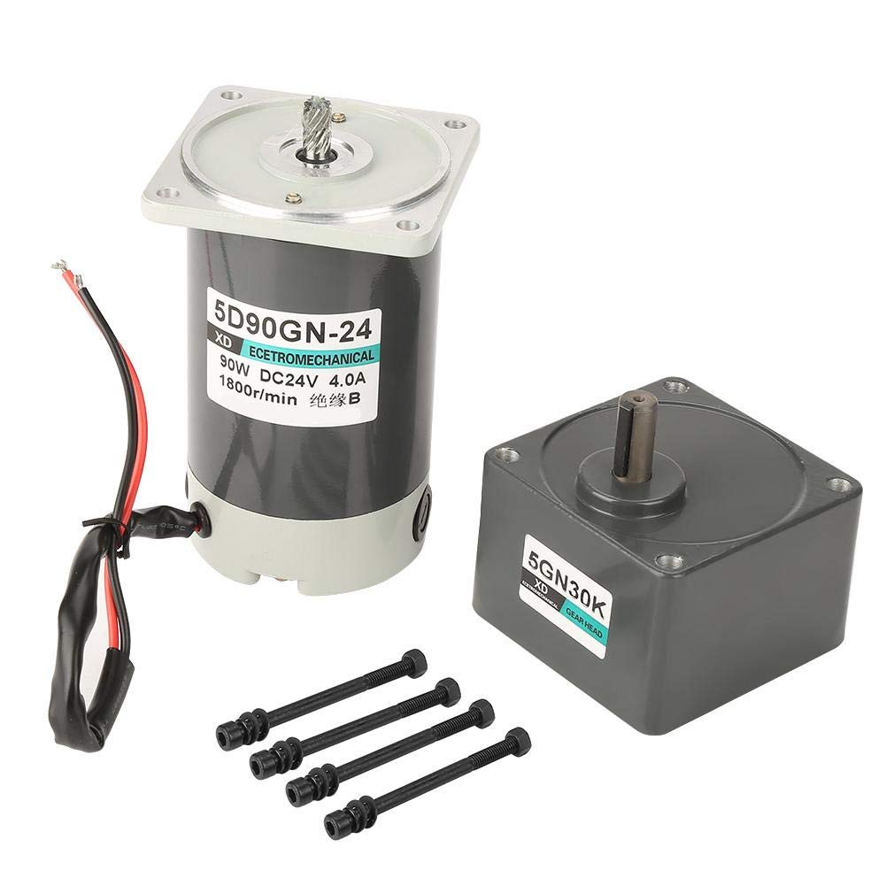 DCGetriebemotor, 24 V 90 W einstellbare Drehzahl, CW