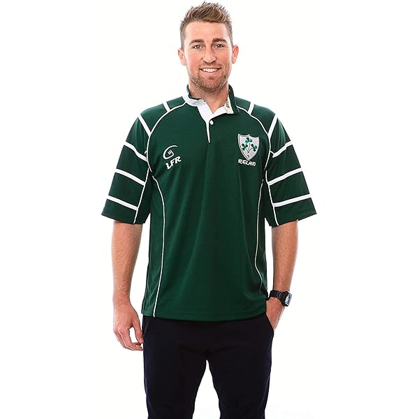 thumbnail image 2 of Scotland Rugby Shirt For Men - Breathable Polyester, Rampant Lion Logo, Navy With White Piping 2 of 11