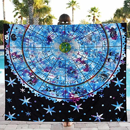 Beach Mat Mandala Blanket Printed Tablecloth Beach Towel Wall Hanging Tapestry Stripe Table Couch Cloth,Outsta 2019 New Arrival Beach Mat For Travel,Outdoor 【Ship from USA】(Multicolor)