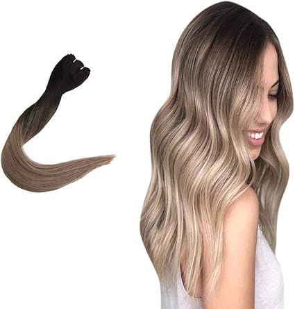 Easyouth Remy Weave Hair Weft Human Extensions 18 Per Pack 80g