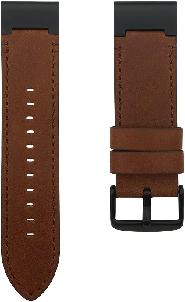 garmin fenix 5 plus leather strap