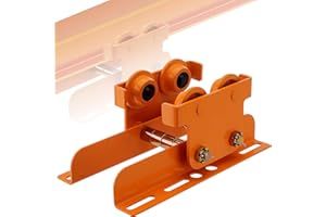 TRUCFUSION Manual Trolley 2204 LBS 1 Ton for PA600 PA800 PA1000 Electric Hoist, I-Beam Trolley with Dual Wheels Adjustable Width 2.76-4.72in