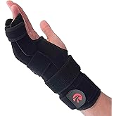 Pinky Finger Splint Boxer Fracture Brace | Ulnar Gutter Splint Hand Brace | Ring &amp; Little Finger Splints | Broken Metacarpal Support Cast | Dupuytren's Contracture | Boxers Pinky Braces (MED RIGHT)