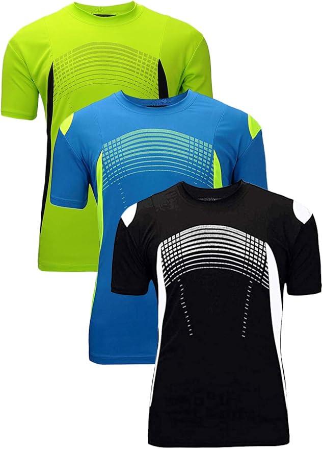 ZITY Men's Quick Dry TShirt Athletic MoistureWicking Dry Fit Running Shirts