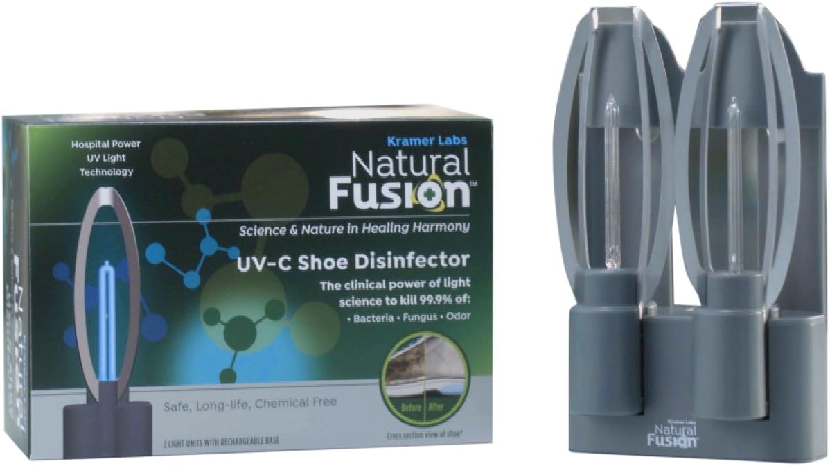 Natural Fusion UV-C Shoe Disinfector, 2 Count