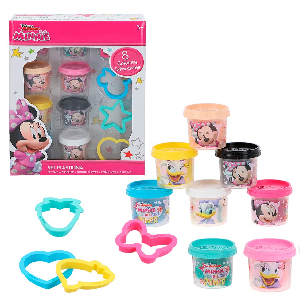 Disney Children's plasticine 8 pots play plasticine children 3 years old moulds soft plasticine non-toxic educational toys crafts children pack plasticine