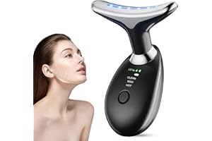 MOSNAMI Facial and Neck Massage,3-in-1 Face Sculpting Tool,Facial Beauty Device for Skin Care (Black)