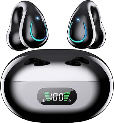 Auriculares Open Ear Bluetooth Deportivos, Clip Oreja, 80H, ENC, IPX7