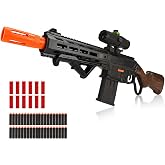 BIU BLASTER Lever Action Foam Dart Blaster Ages 14+ | Manual Shell Ejecting Blaster with Scope Magazine 12 Shells &amp; 40 Soft Foam Darts for Outdoor Target Play