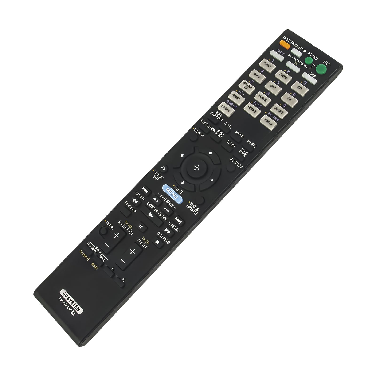 VINABTY RM-AAP040 Replace Remote Control Fit for Sony AV Receiver 148786411 RM-AAP051 148785711 RM-AAP016 STR-DH700 STR-DG720 STR-K990 RMAAP016 148010011 STR-DG810