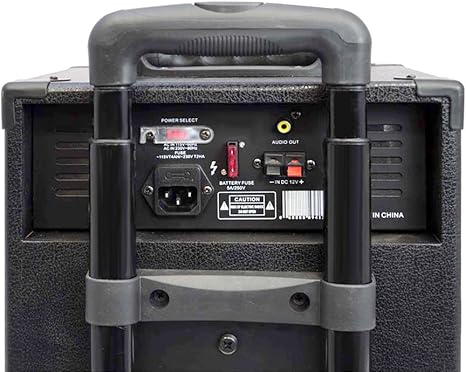 pyle pro 800 watt outdoor portable wireless pa loud speaker