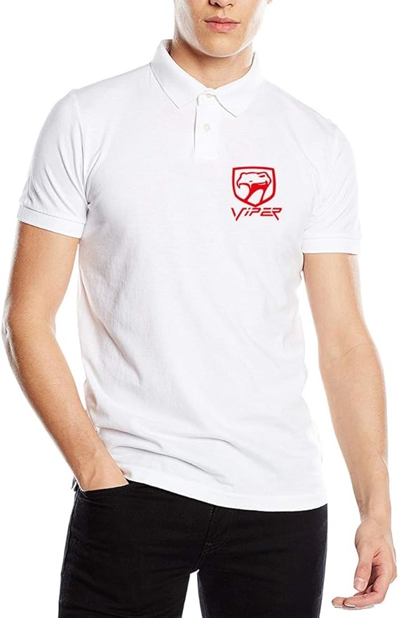 Amazon.com: HANRUI Personalized Dodge Viper Logo 1992 New Polo Shirt for Male 100% Organic 