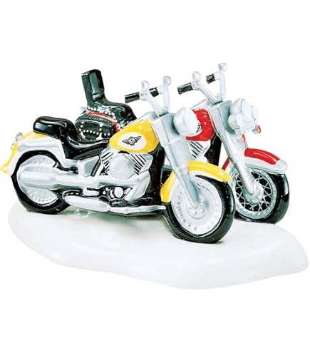Amazon.com: Dept 56 The Original Snow Village Harley Davidson Sign