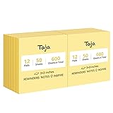 Sticky Notes, 12 Pads, 3x3 inches, Self-Stick Note