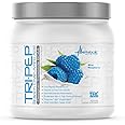 Metabolic Nutrition - TRIPEP - Tri-Peptide Branch Chain Amino Acid, BCAA Powder, Pre Intra Post Workout Supplement, Blue Raspberry, 400 Grams (40 Servings)