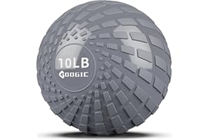 GOOGIC Slam Medicine Ball, 10/15 LB Weighted Med Ball for Exercise Suitable for Strength and Conditioning, Cross Training, Aerobic and Core Workouts- Grip Surface