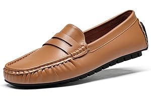 DREAM PAIRS Women's Dressy Casual Slip-on Penny Loafers for Business and Office Wear Comfortable Faux Leather Driving Loafer 