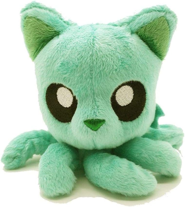 Tentacle Kitty Little One 4" Plush Seafoam Green