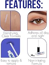 Duo Quick-Set Striplash Adhesive Glue White to Clear Lightweight 0.18oz view 4