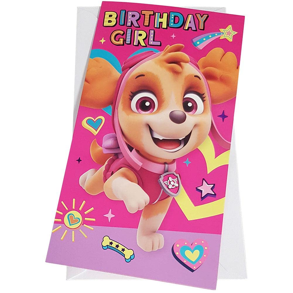 Paw Patrol Birthday Girl Birthday Card