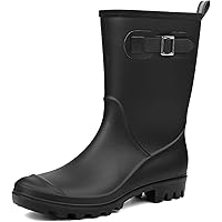 Amazon.com | Chooka Women's Rubber Waterproof Solid Rain Boot with