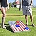 GoPong American Flag CornHole Bean Bag Toss Game Set (8 Bags per Pack), 3 x 2-Feet