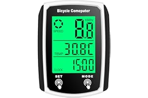 ERYUE Bike Computer,Wired Bike Computer 19 Functions Touch Bike Speedometer Waterproof Bicycle Computer with Backlight