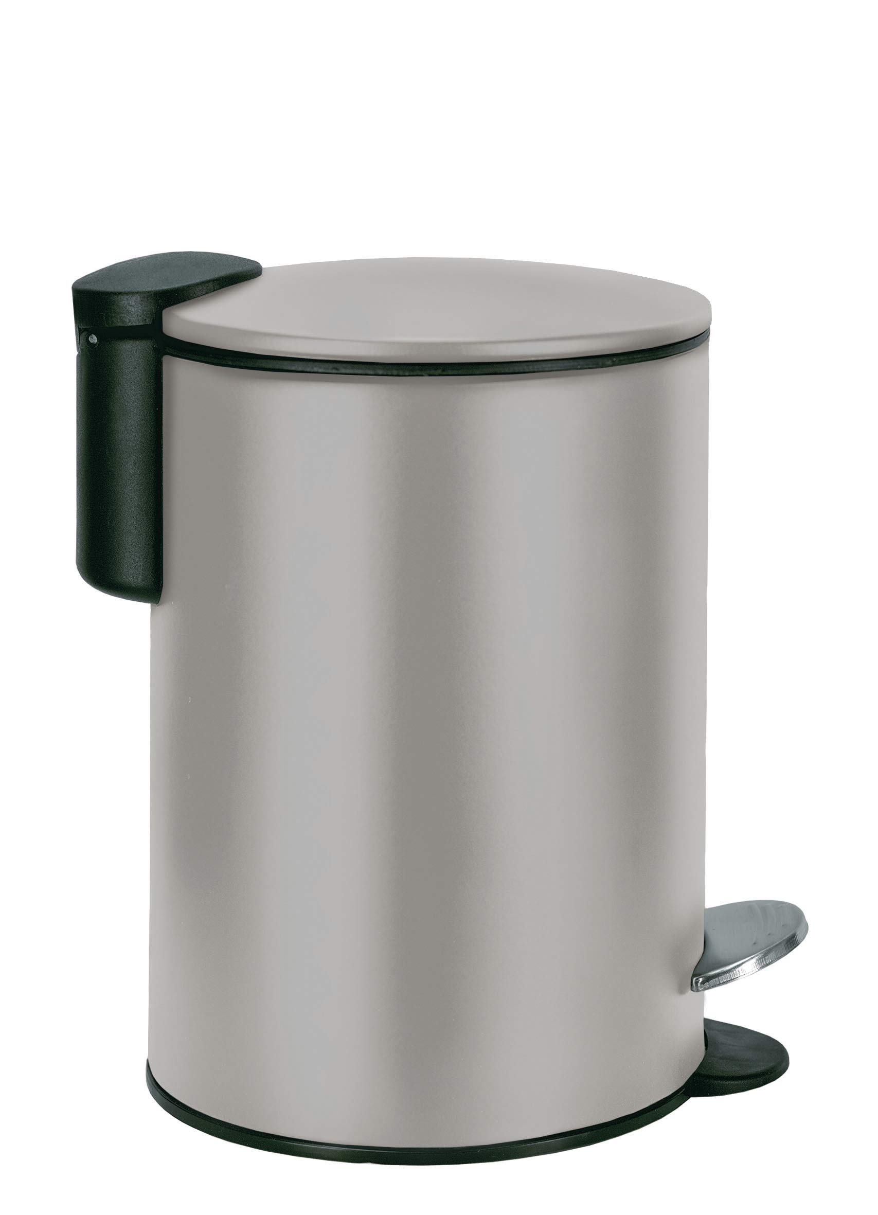 Kleine Wolke Cosmetic Bin Stainless Steel Platinum 3 L Bucket