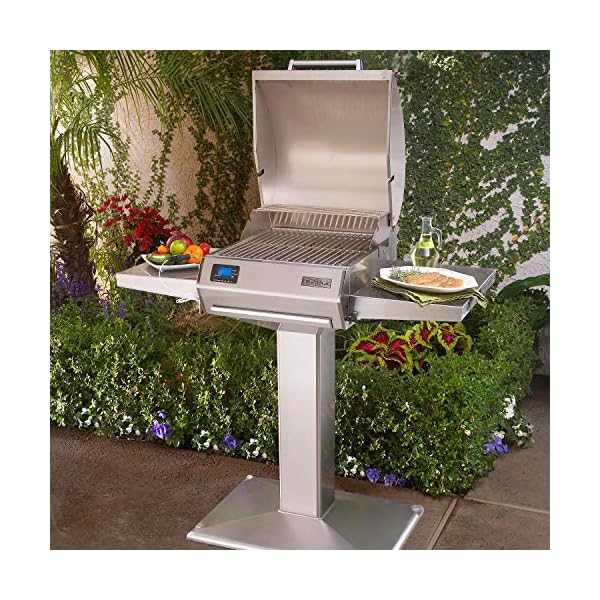 Fire-Magic-E250s-Electric-Grill-On-Patio-Post