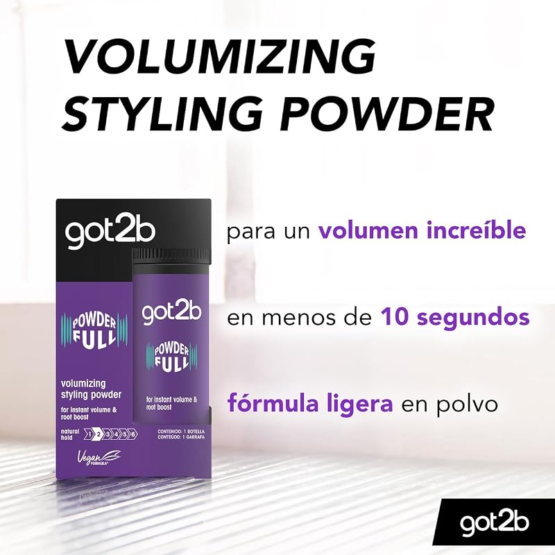 Powderful Polvos de Volumen para el Pelo, Fijación Media, 10 g