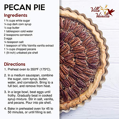 Villa Vainilla Pure Vanilla Extract Premium Concentrated Vanilla