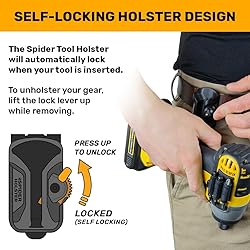 Spider Tool Holster - Tape Measure and Hammer