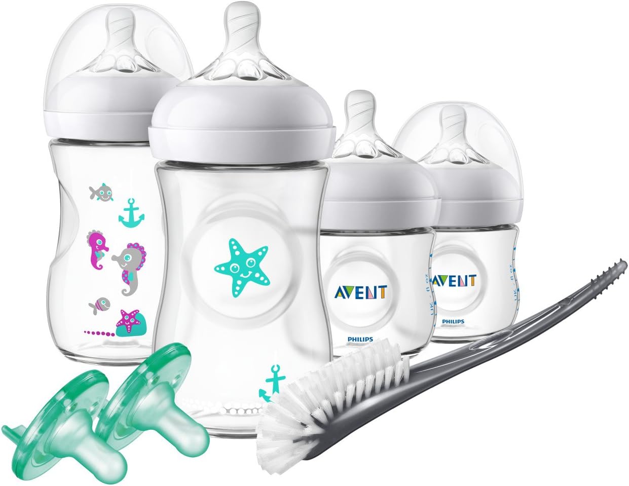 philips avent natural baby bottle with seahorse design