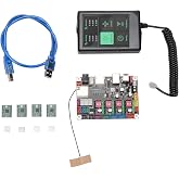 LUCKDANO CNC Controller CNC Router Machine Control Board | MKS DLC32 4 Axes Controller with 3.5in Capacitive Touch Screen | Includes 4 Stepper Motor Drivers for Enhanced Performance