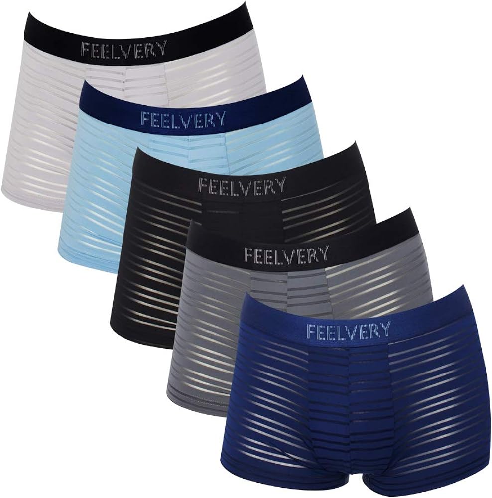 Unlimited Comfort Series Feelvery Mens Superior Fit Microfiber Active Performance Boxer Briefs Underwear Clothing Shoes Jewelry Underwear Swl13562 Nl