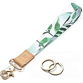 EcoVision Cute Keychain Lanyards for Keys, Wristlet Key lanyard for Women, Badge Lanyards Strap with 2 keyrings