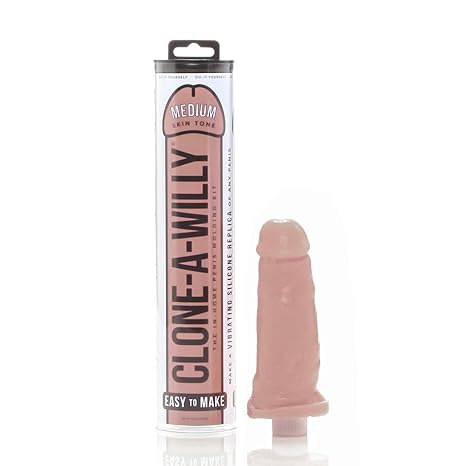 Clone A Willy Kit Medium Tone hautfarben Penis-Abdruckset Vibrator
